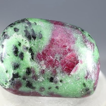 Ruby Zoisite Tumblestone  ~35mm