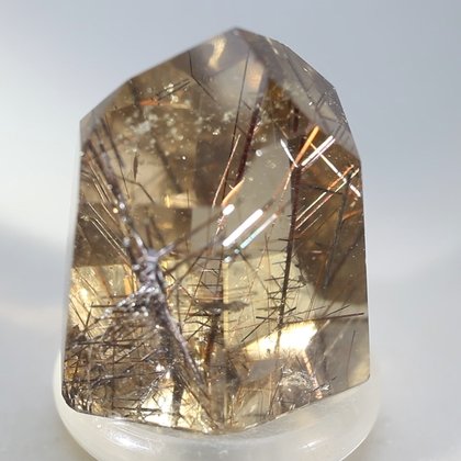 Rutilated Smoky Quartz Polished Point ~4.5 x 4cm