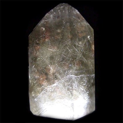 Rutilated Quartz Polished Point ~10.5 x 6.5cm