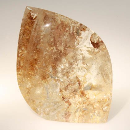 Rutilated Quartz Polished Point ~8.5 x 7cm