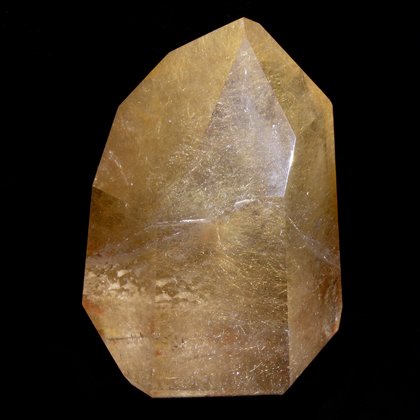 Rutilated Quartz Polished Point ~9 x 6.9cm