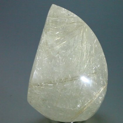 Rutilated Quartz Polished Point ~9 x 6cm