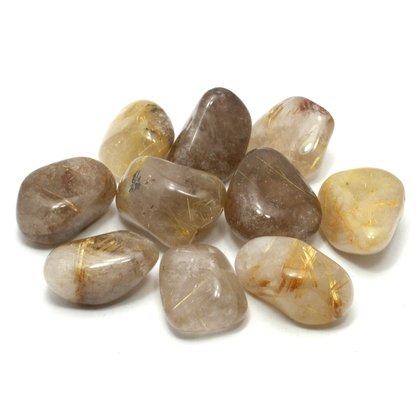 Rutilated Quartz Tumble Stone (20-25mm)