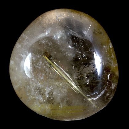 Rutilated Quartz Tumble Stone ~26mm