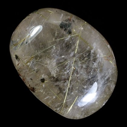 Rutilated Quartz Tumble Stone ~28mm