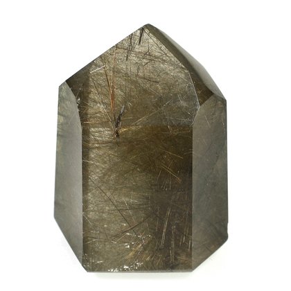 Rutilated Smoky Quartz Polished Point ~3.8 x 2.9cm