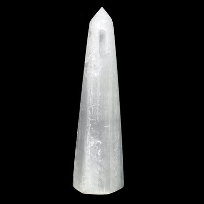 Selenite Crystal Obelisk ~103 x 29mm