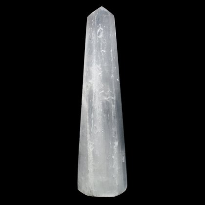 Selenite Crystal Obelisk ~105 x 32mm