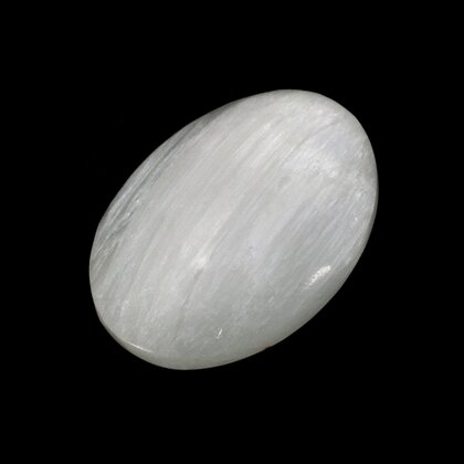 Selenite Massage Stone ~40mm