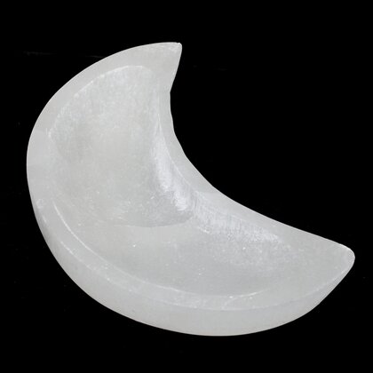 Selenite Moon Charging Bowl ~155mm