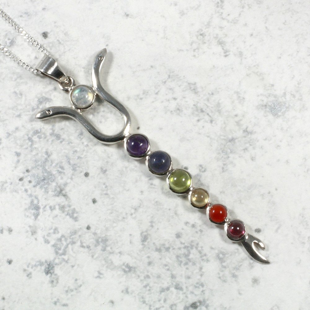 7 Chakra Tree Of Life Necklace - Handmade Jewelry - Magic Crystals