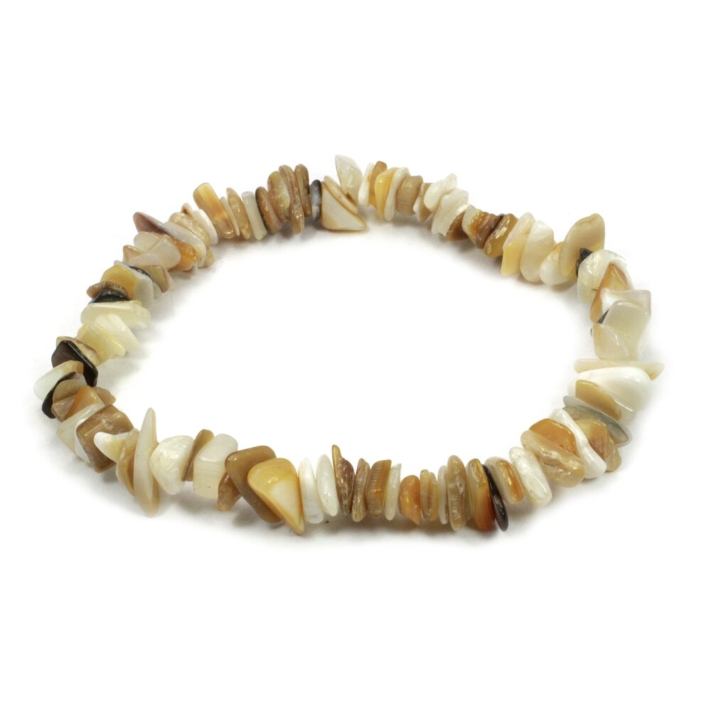 Shaded Shell Chip Bracelet