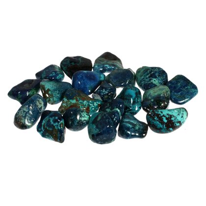 Shattuckite & Chrysocolla Tumble stone (10-15mm)