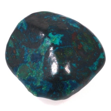 Shattuckite & Chrysocolla Tumblestone ~31mm