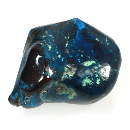 Shattuckite & Chrysocolla Tumblestone ~33mm