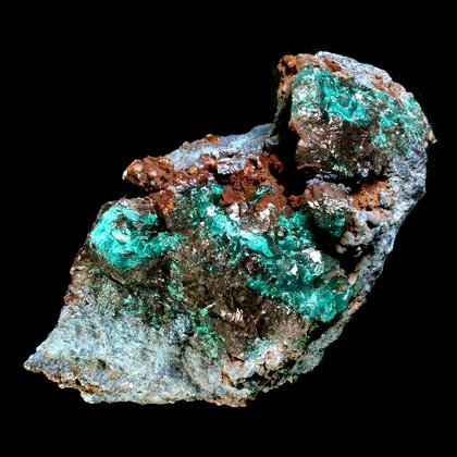 Shattuckite & Dioptase Mineral Specimen ~65mm