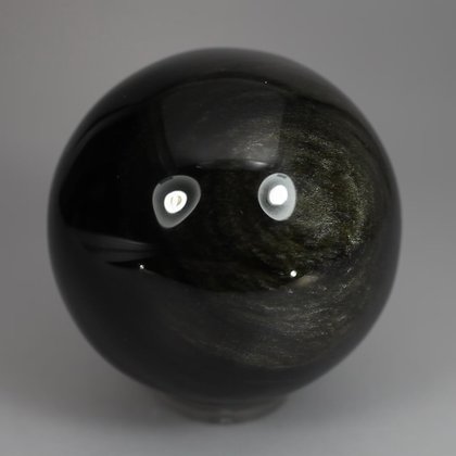 Sheen Obsidian Crystal Sphere ~63mm
