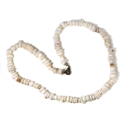 Shell Gemstone Chip Necklace with Clasp