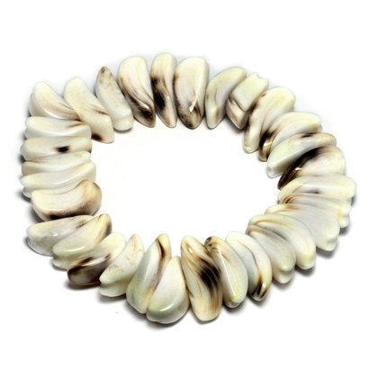 Shell Nugget Bracelet - Large Crescents