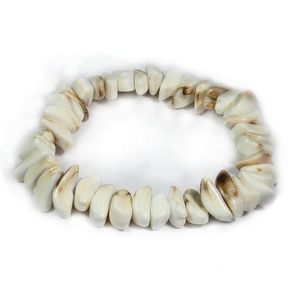 Shell Nugget Bracelet - Small Crescents