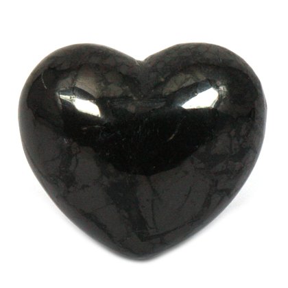 Shungite Crystal Heart ~45mm