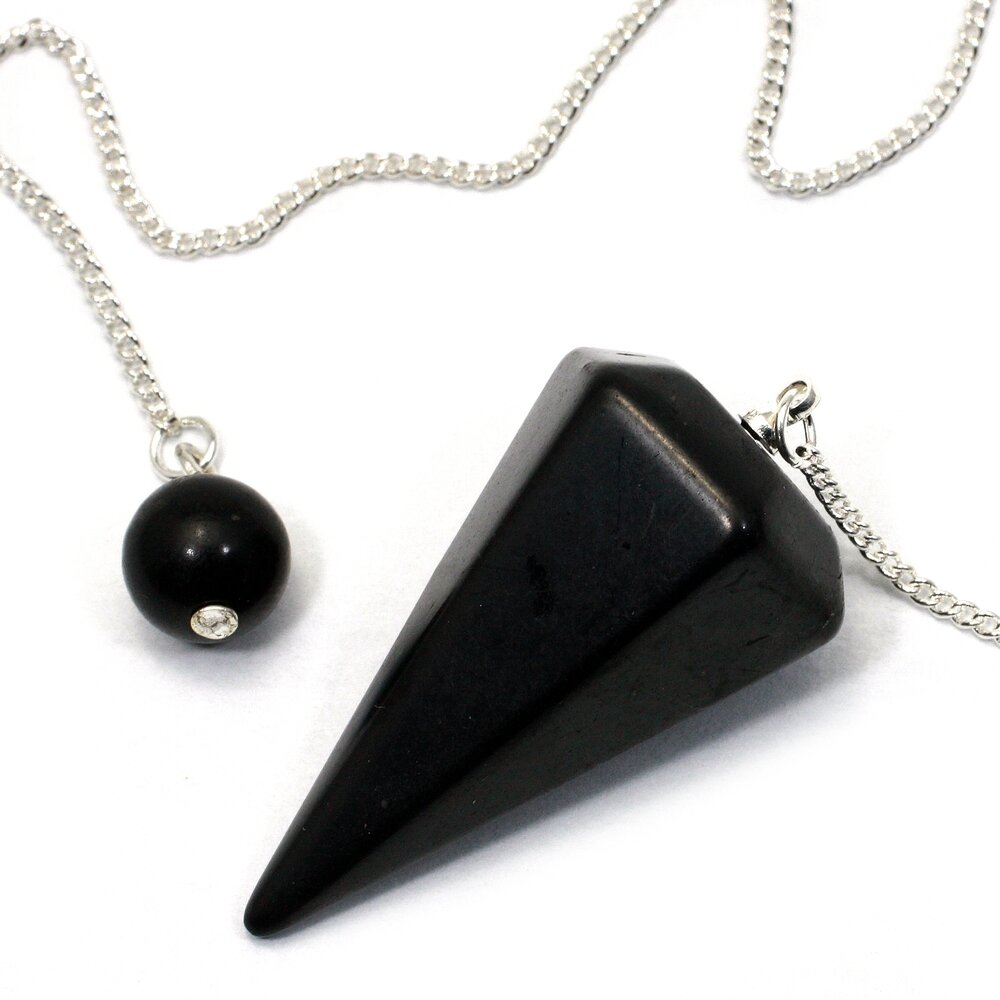 Shungite Crystal Pendulum