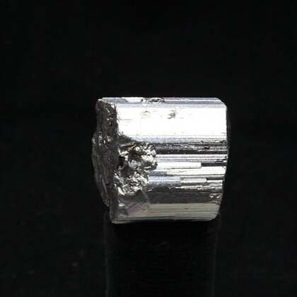 Silver Aura Black Tourmaline ~25mm