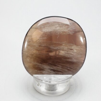 Smoky Fluorite Flat Tumblestone ~41mm