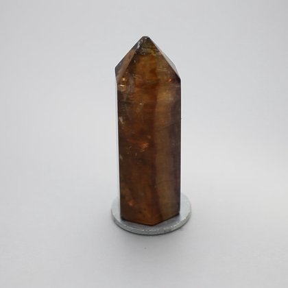 Smoky Fluorite Polished Point  ~5.6 x 2cm