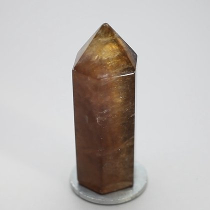 Smoky Fluorite Polished Point  ~5.2 x 1.9cm