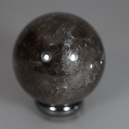 SUPERB Smoky Quartz Crystal Sphere ~45mm