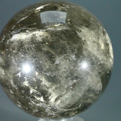 SUPERB Smoky Quartz Crystal Sphere ~5.6cm