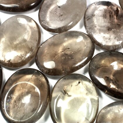 Smoky Quartz Thumb Stone ~40mm