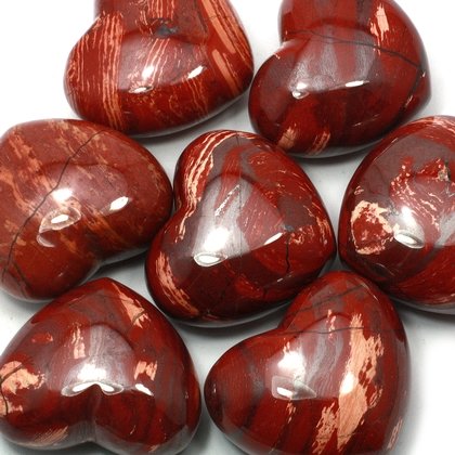 Snakeskin Jasper Crystal Heart ~45mm