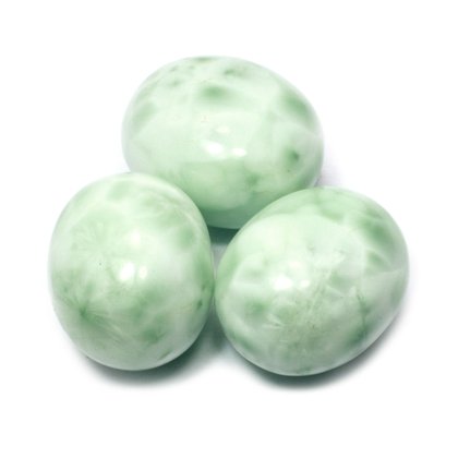 Snowflake Jade Tumble Stone (30-40mm)