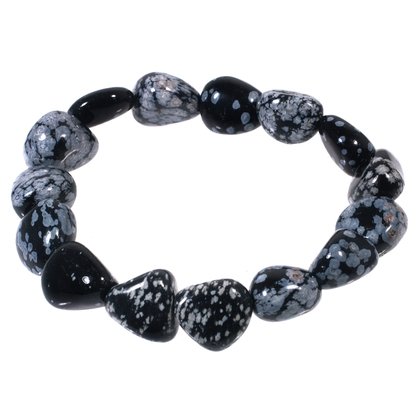 Snowflake Obsidian Bracelet - 'Recuperation'