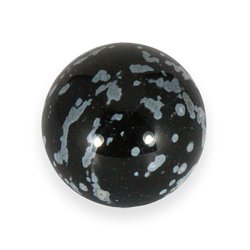 Snowflake Obsidian Crystal Sphere ~2.5cm