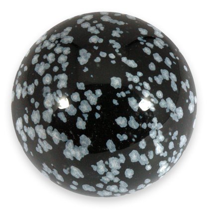 Snowflake Obsidian Medium Crystal Sphere ~4.5cm