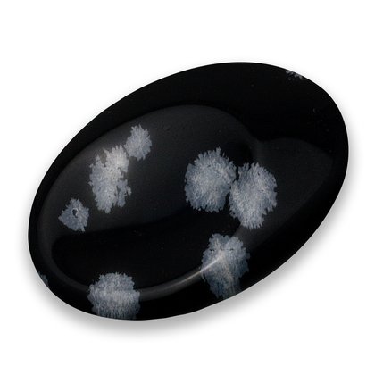 Snowflake Obsidian Thumb Stone
