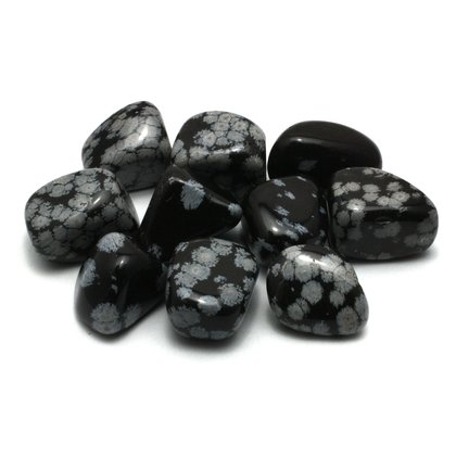 Snowflake Obsidian Tumble Stone (20-25mm)