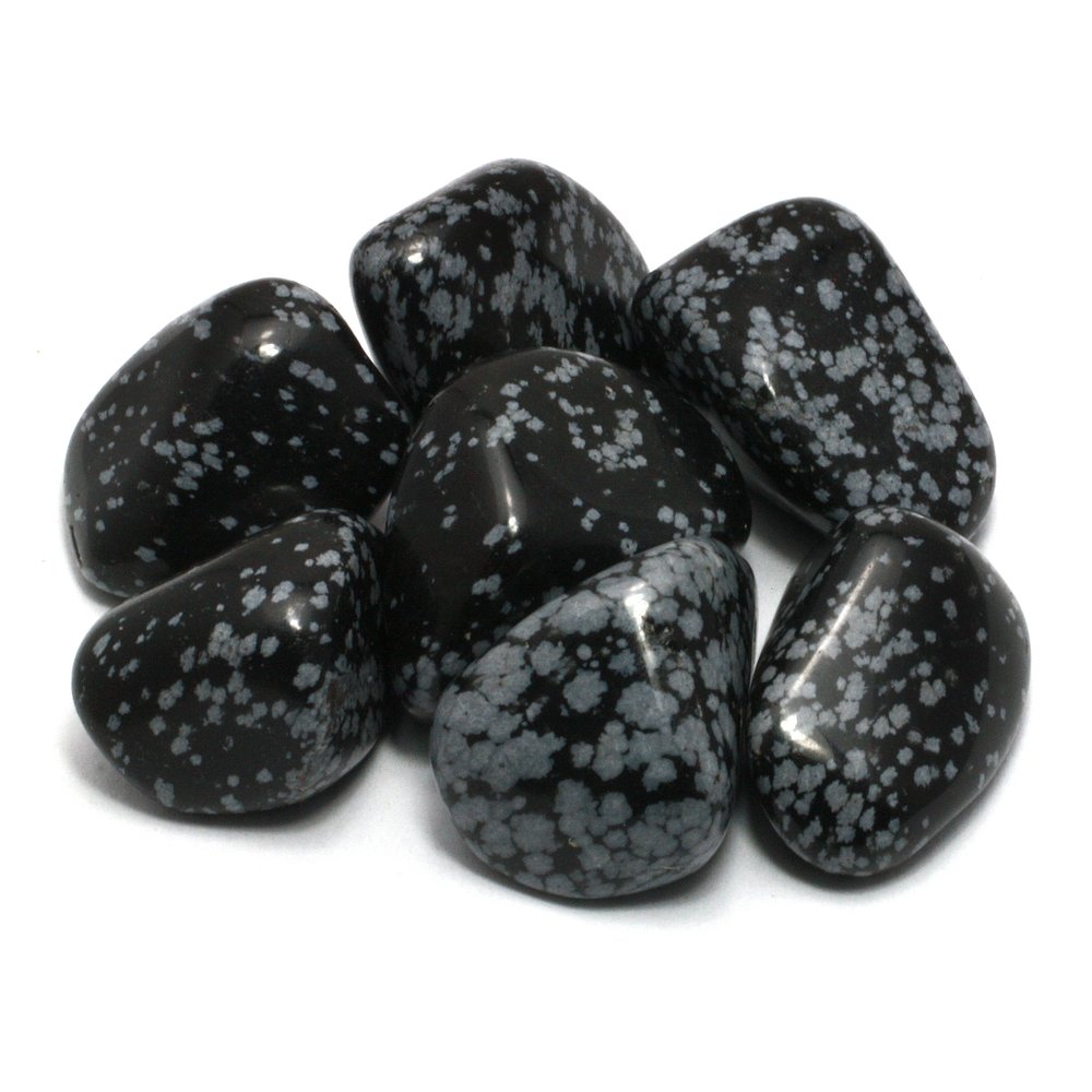 Snowflake Obsidian Tumble Stone (25-30mm)