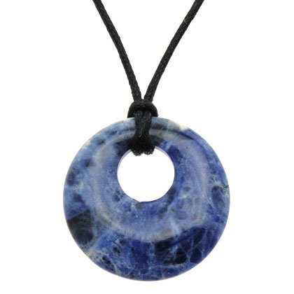 Sodalite Donut Pendant (Gift Boxed)