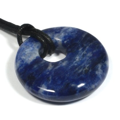 Sodalite Donut Necklace 'Meditation'