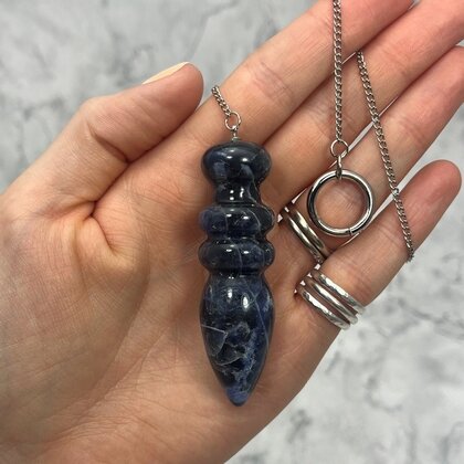 Sodalite Egyptian Pendulum