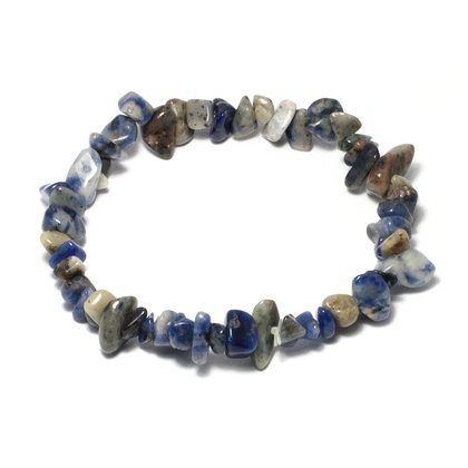 Sodalite Gemstone Chip Bracelet