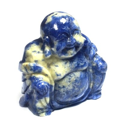 Sodalite Sitting Buddha Statue