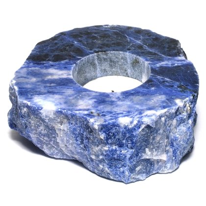 Sodalite Tealight Candle Holder~103x96x38mm