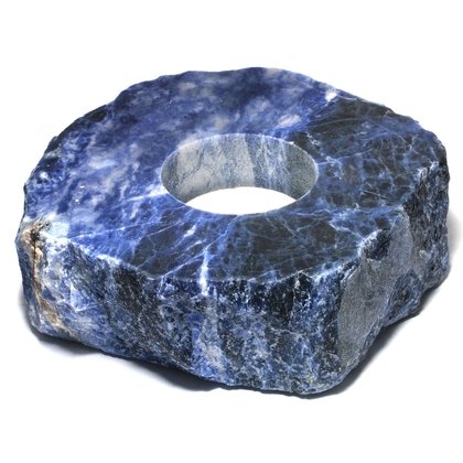 Sodalite Tealight Candle Holder ~110x106x38mm