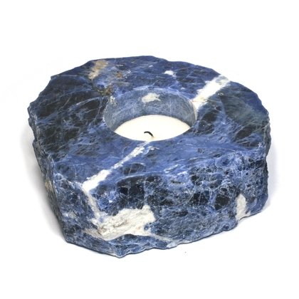 Sodalite Tealight Candle Holder ~110mm