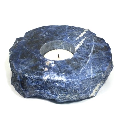 Sodalite Tealight Candle Holder ~120mm